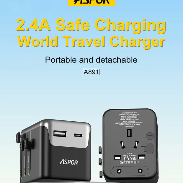 Aspor Travel Adaptor